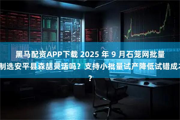 黑马配资APP下载 2025 年 9 月石笼网批量定制选安平县森喆灵活吗？支持小批量试产降低试错成本？